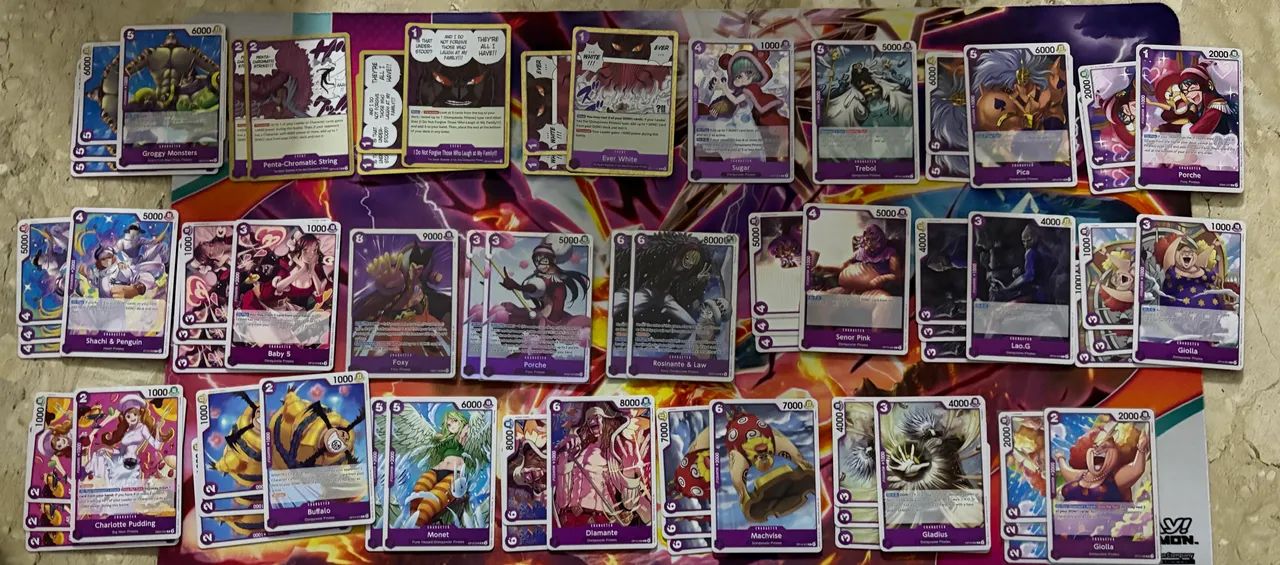 Deck One Piece TCG Doffy Com Líder Plimpado + POOL - Foto 2