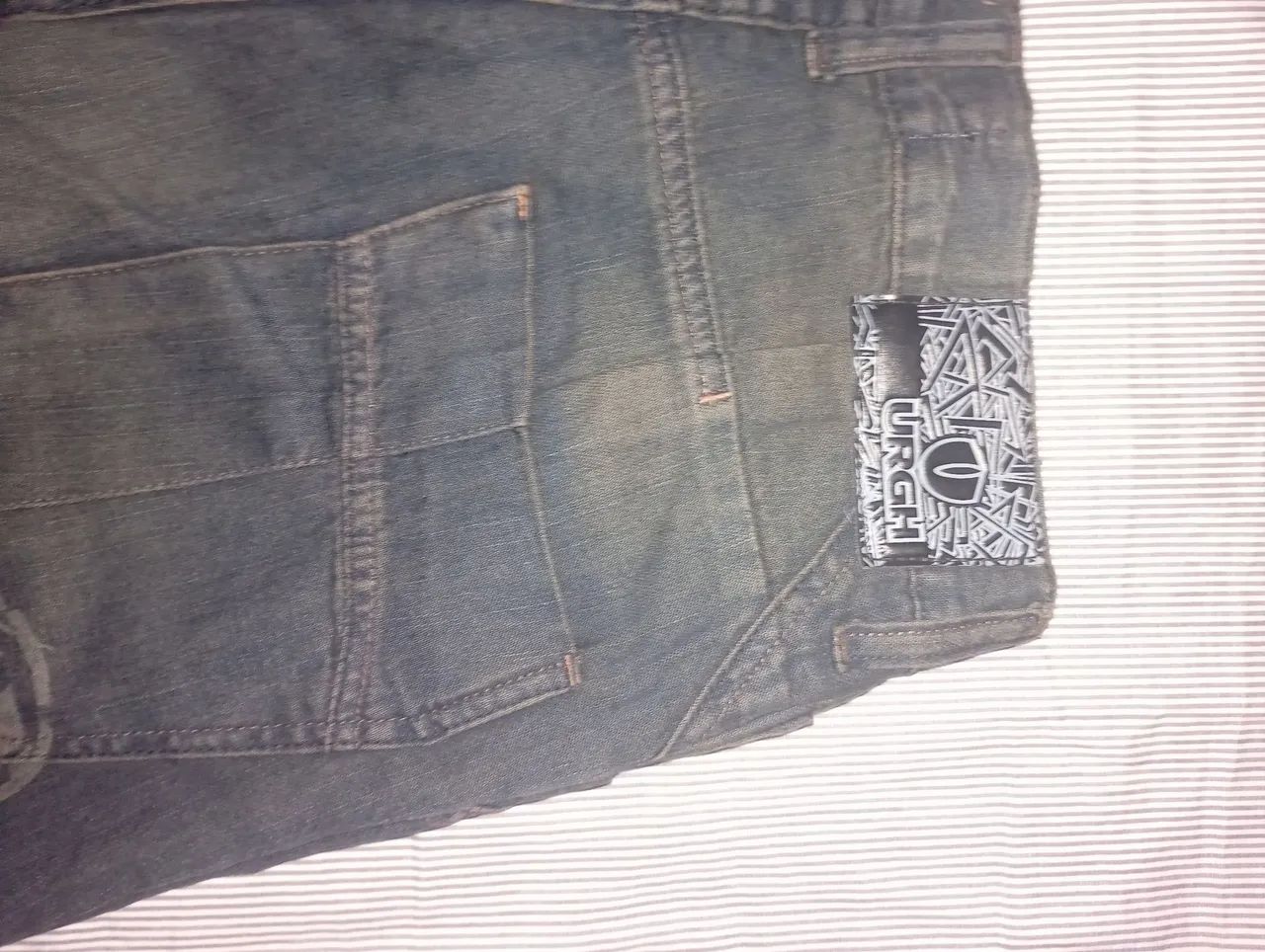 Calça jeans masculina Urgh original  - Foto 4