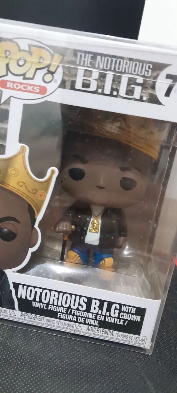 Funko pop notorious big com coroa 77 - Foto 2