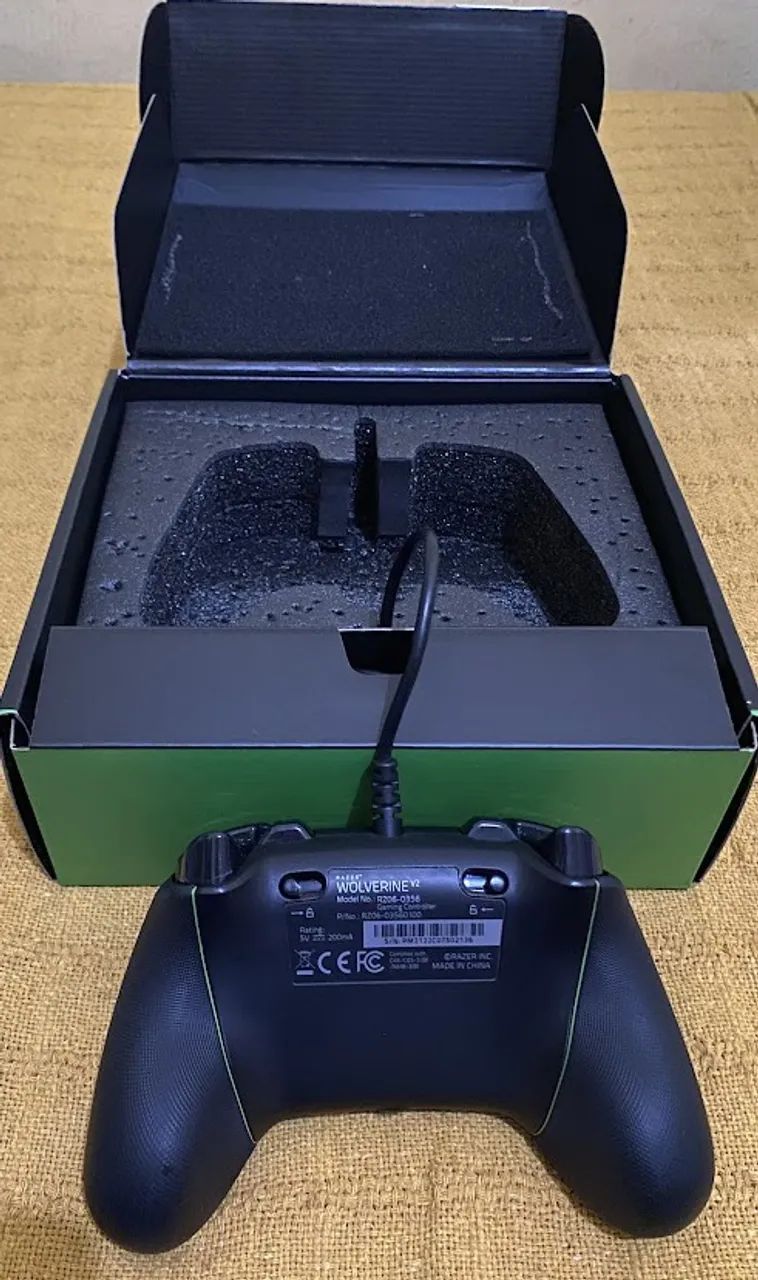 Controle Videogame Xbox Razer Volverine V2 Gamer, Novíssimo na Caixa, Nota, Garantia  - Foto 4