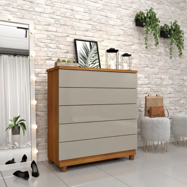 Comoda Premium com 5 gavetas - 3 opções de cores - Foto 5