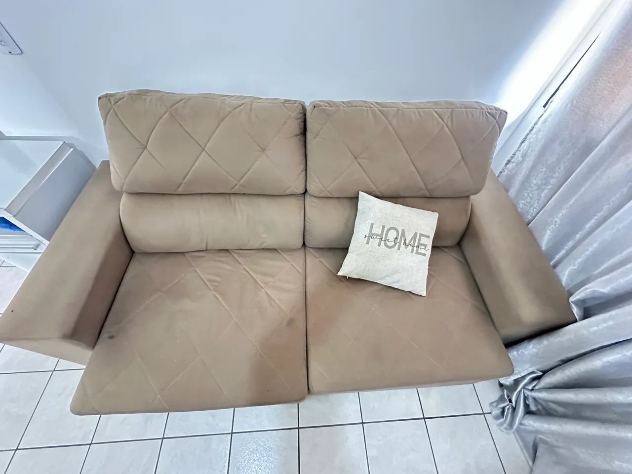 VENDO SOFÁ RETRÁTIL 3 LUGARES - Foto 3