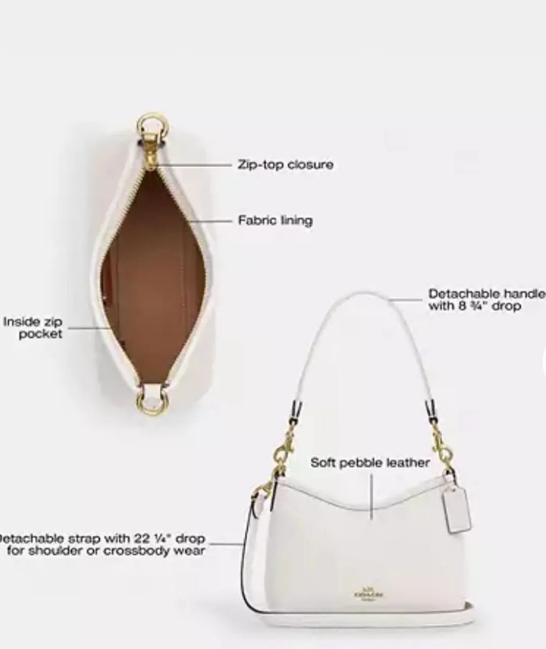 Bolsa Coach Laurel Small Shoulder bag - Foto 2