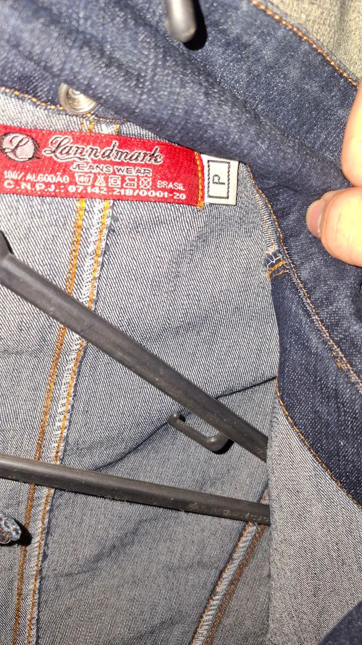 Casaco Sobretudo Jeans Lanndmark - Foto 3