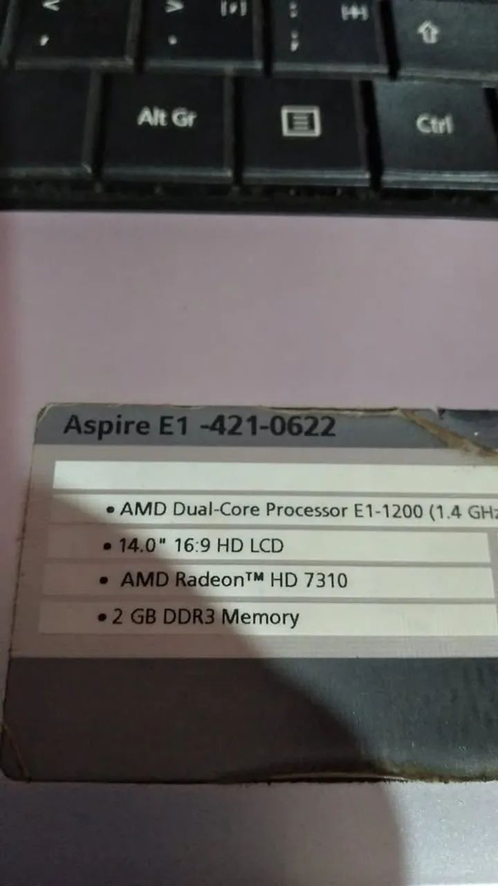 notebook acer aspire e1-421