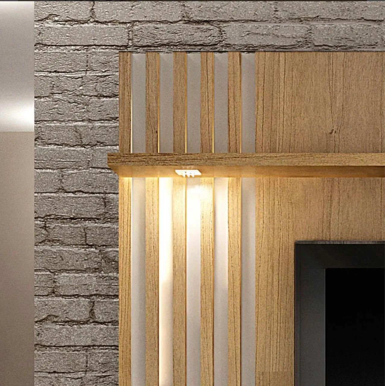 Painel Home Moderno com LED Integrado - Foto 2