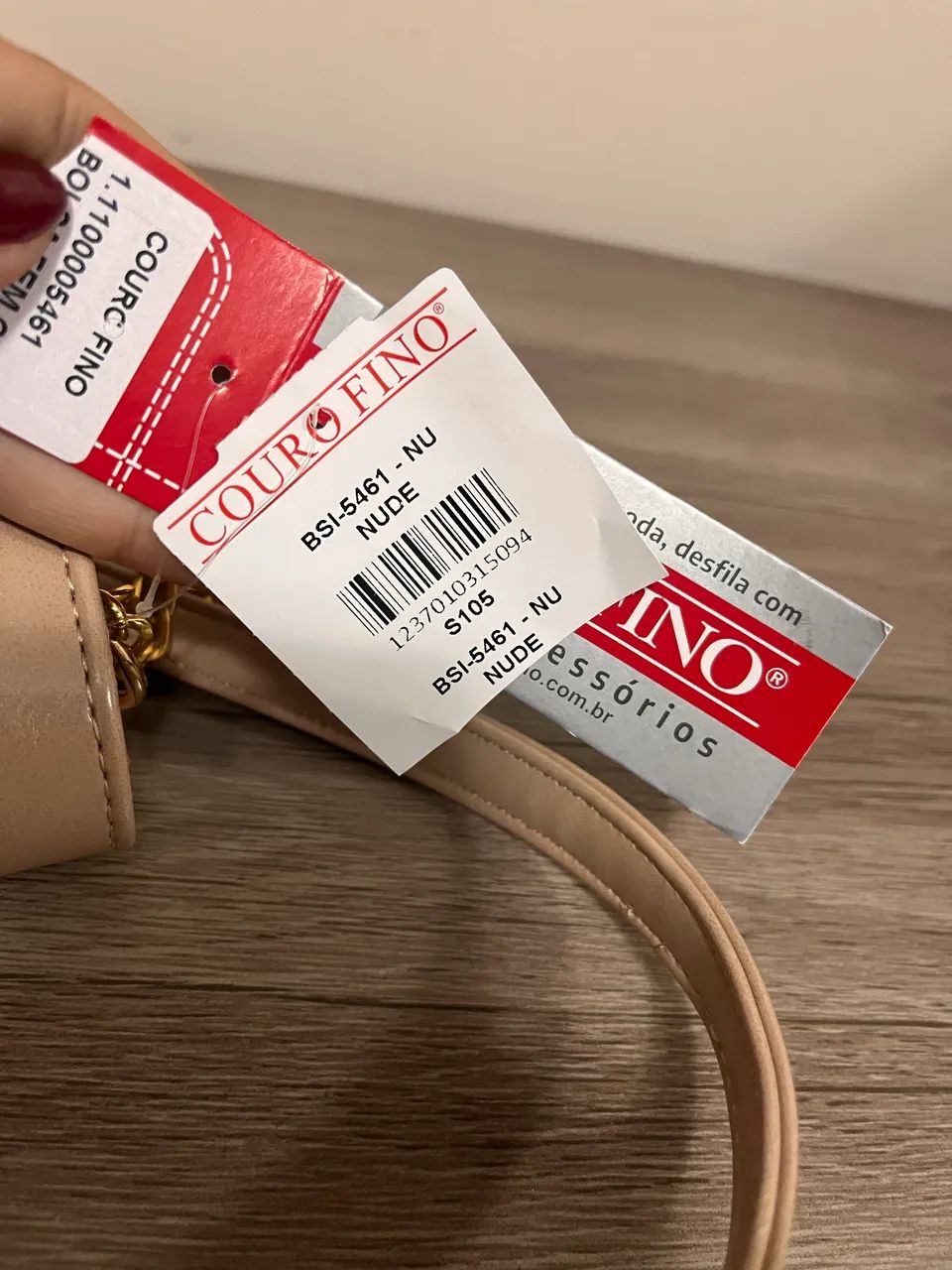Bolsa Nova COURO FINO - Foto 3