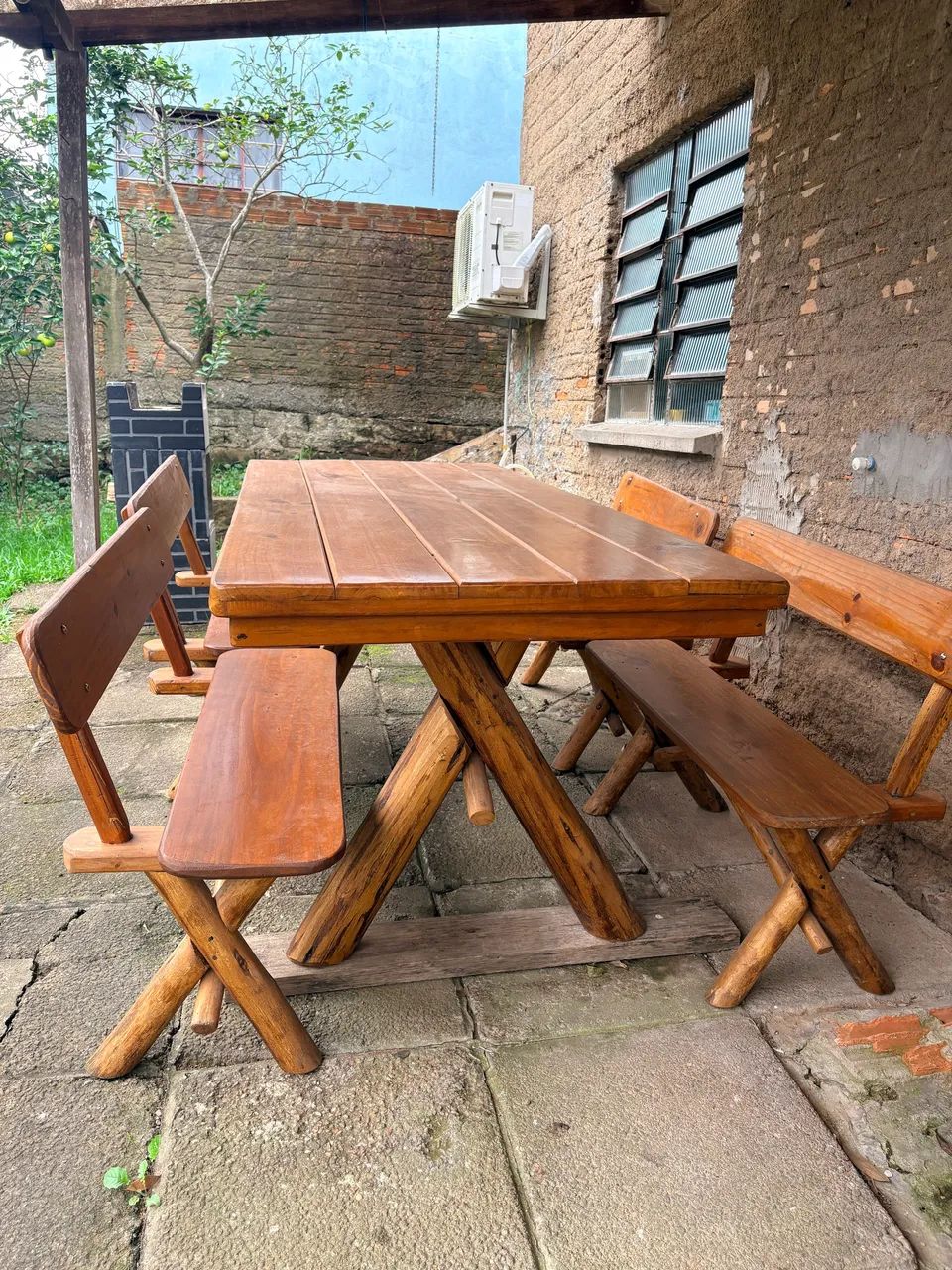 Mesa de churrasco