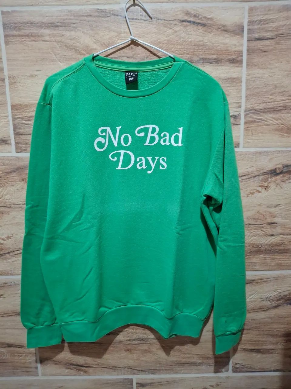 Moletom verde tamanho G