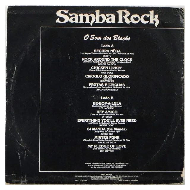 LP VINIL RARÍSSIMO SAMBA ROCK - Foto 2