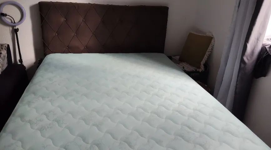 Vendo Cama de Casal Bau-Semi-Nova - Foto 2