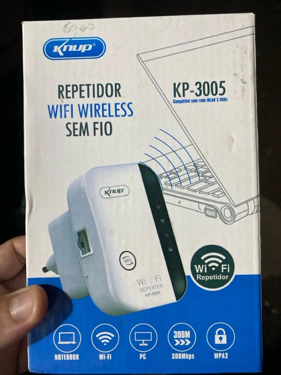 Repetidor de Wi-Fi funcionando perfeitamente 