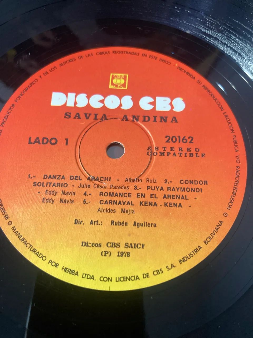 Lp savia andina 1978 - Foto 3