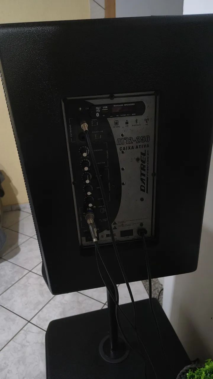 Par de Caixas DATREL 12" ativa +passiva - Foto 4