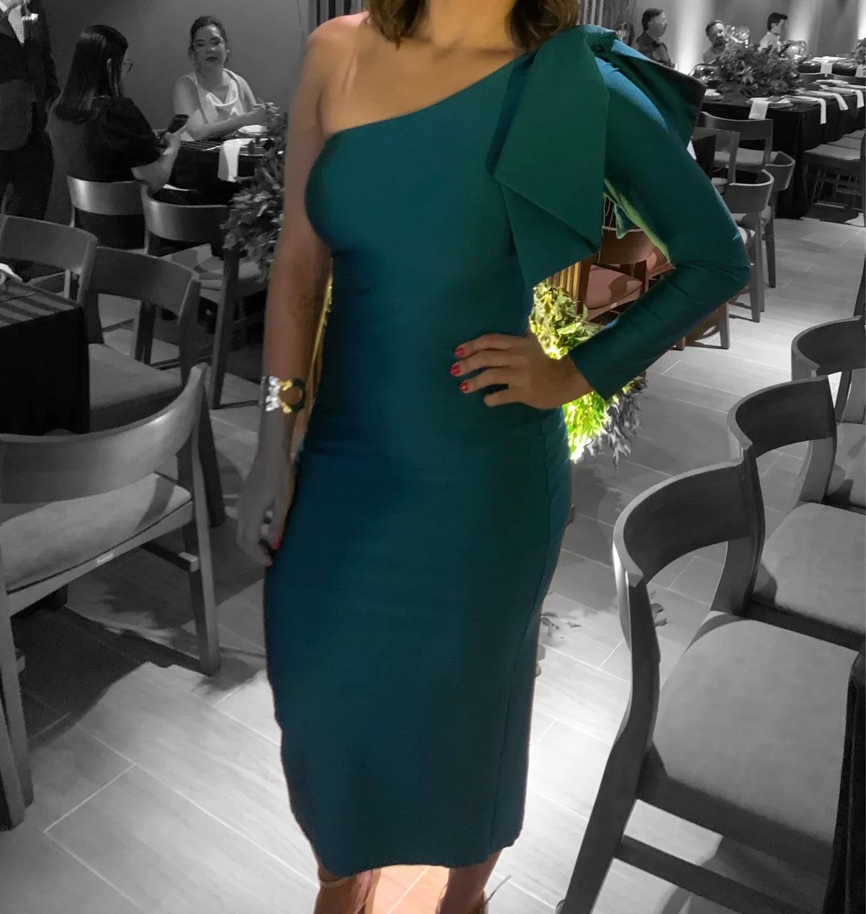 Vestido verde social - Foto 2