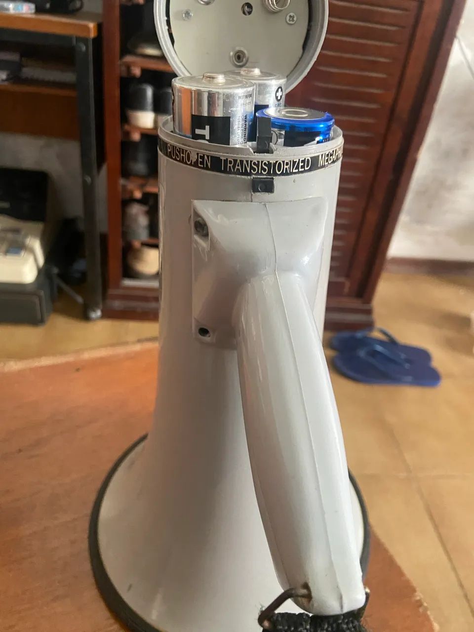 Megafone PUSHOPEN TRANSISTORIZED excelente qualidade  - Foto 4