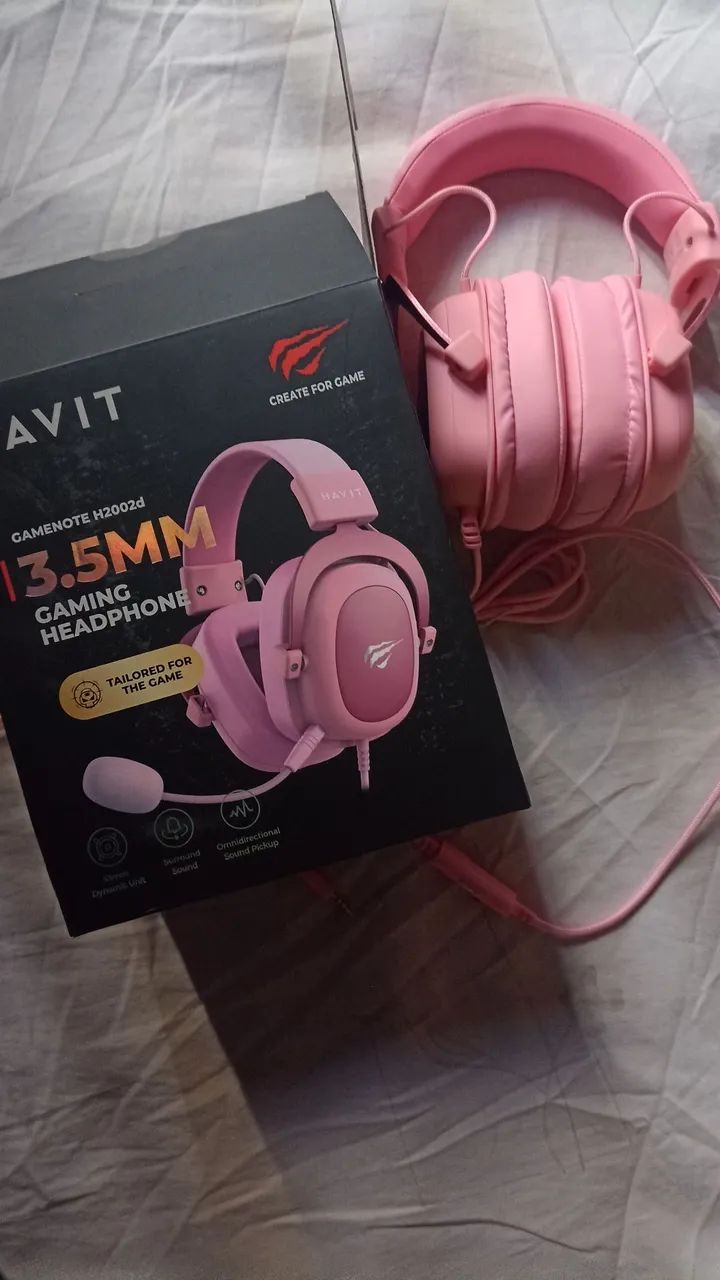 Headset Havit 2002d Pink