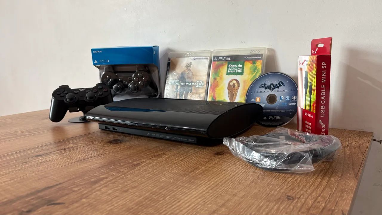 Playstation 3 Com Jogos - Foto 3