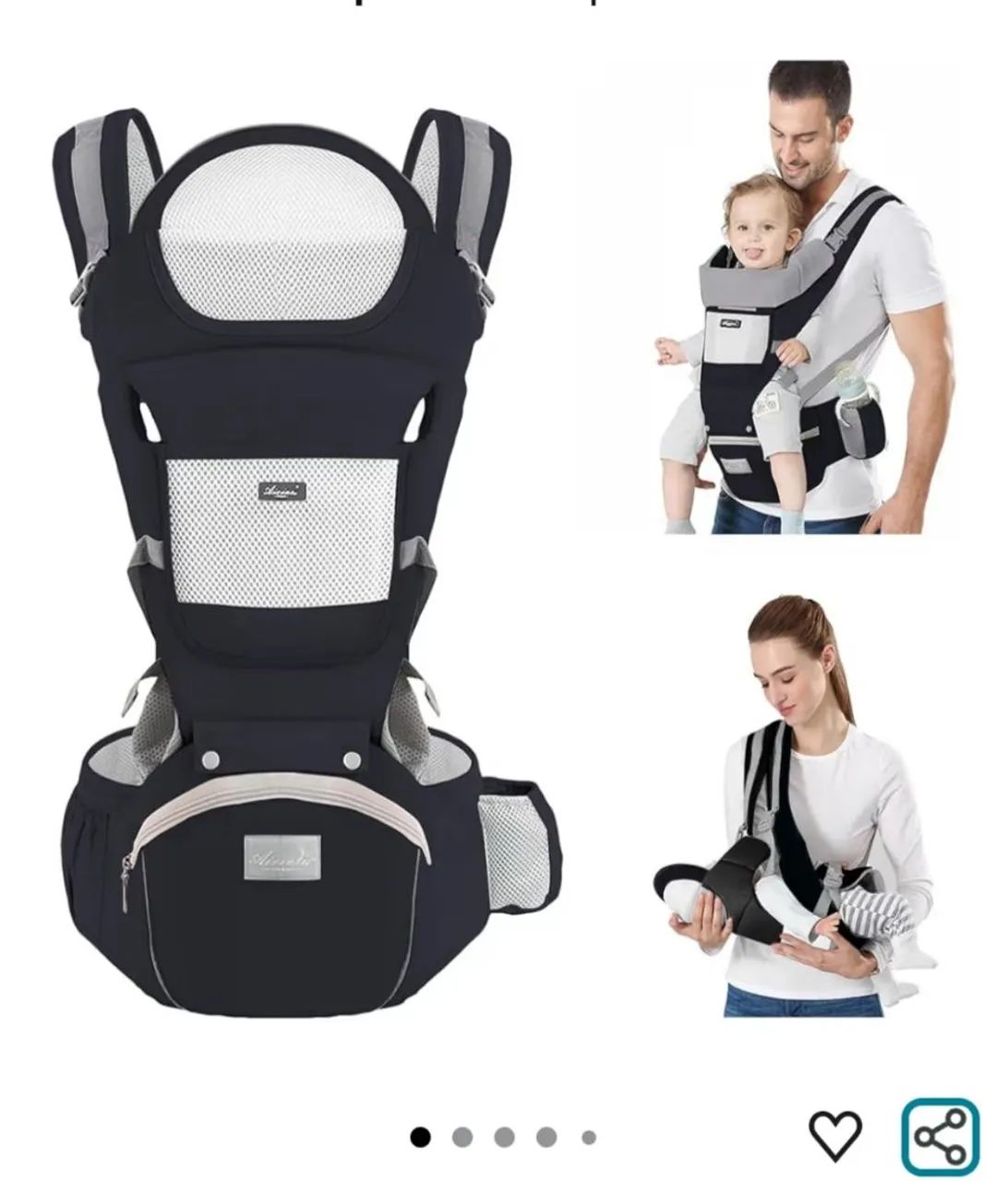 Canguru para bebe multifuncional 