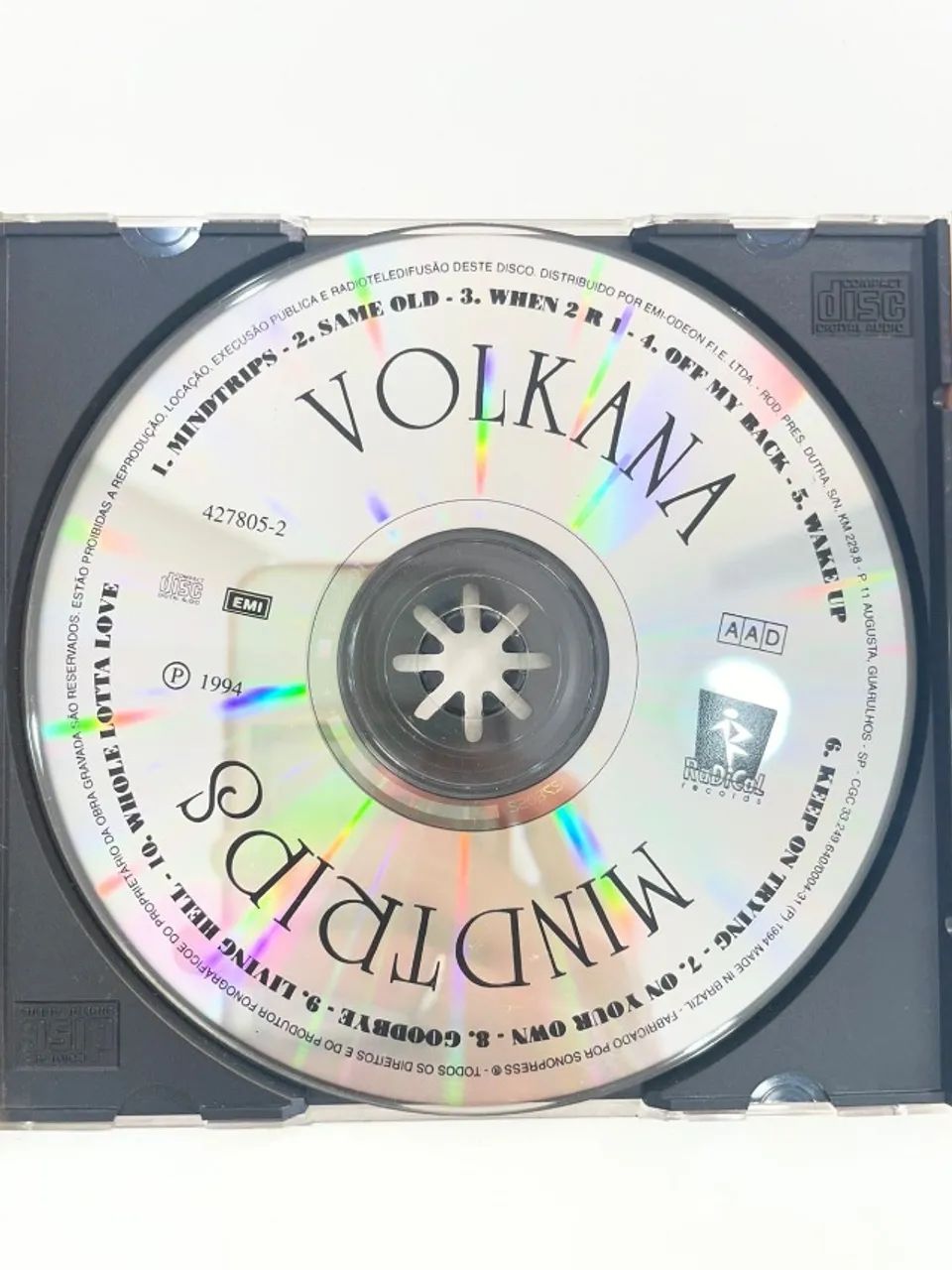 CD - VOLKANA - MINDTRIPS (RELÍQUIA THRASH METAL NACIONAL) ORIGINAL - Foto 3