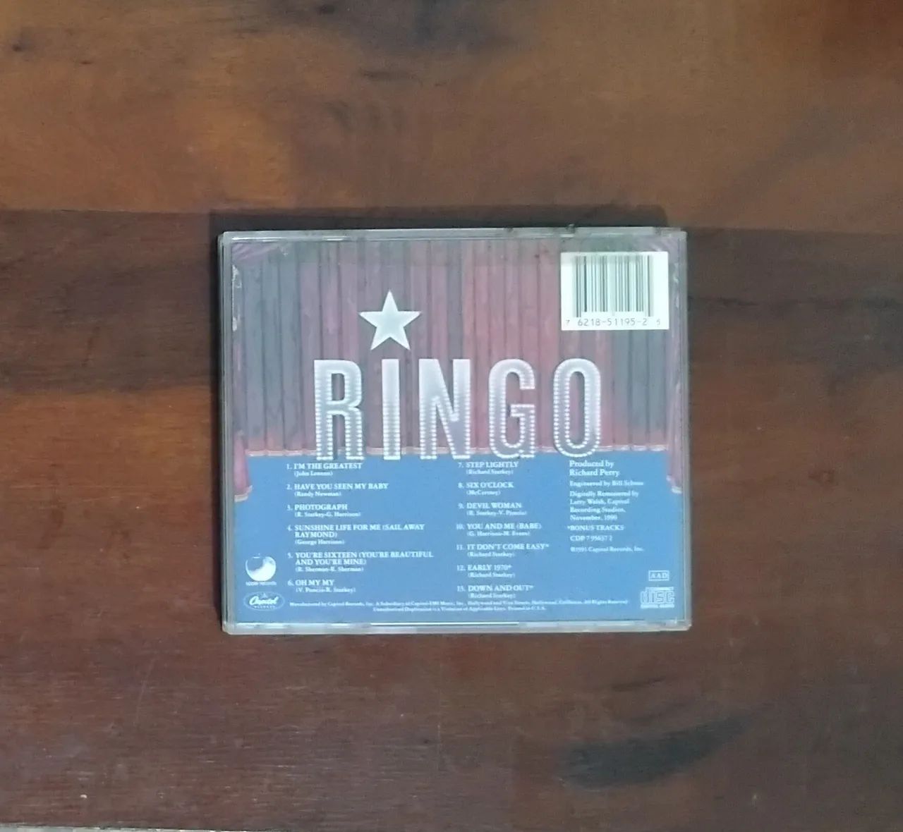 CD Ringo Starr Ringo 1973 importado raro - Foto 3