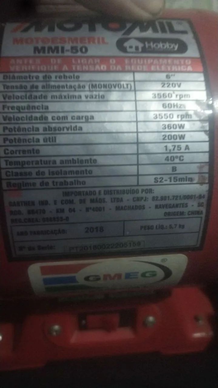 moto mil esmeril funcionando perfeitamente  - Foto 2