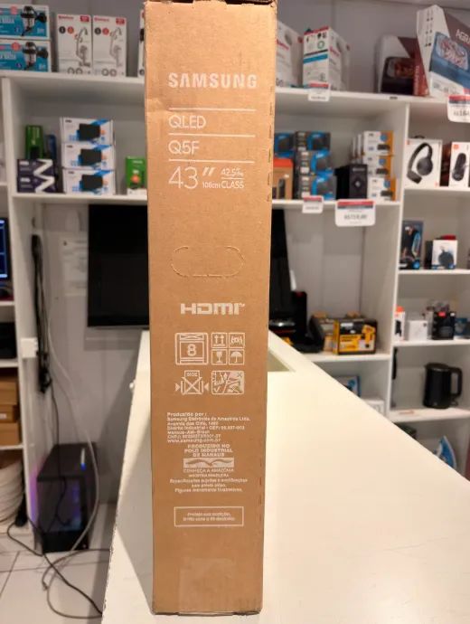 Smart TV 43? Samsung QLED Q5F 4K Nova Lacrada - Foto 2