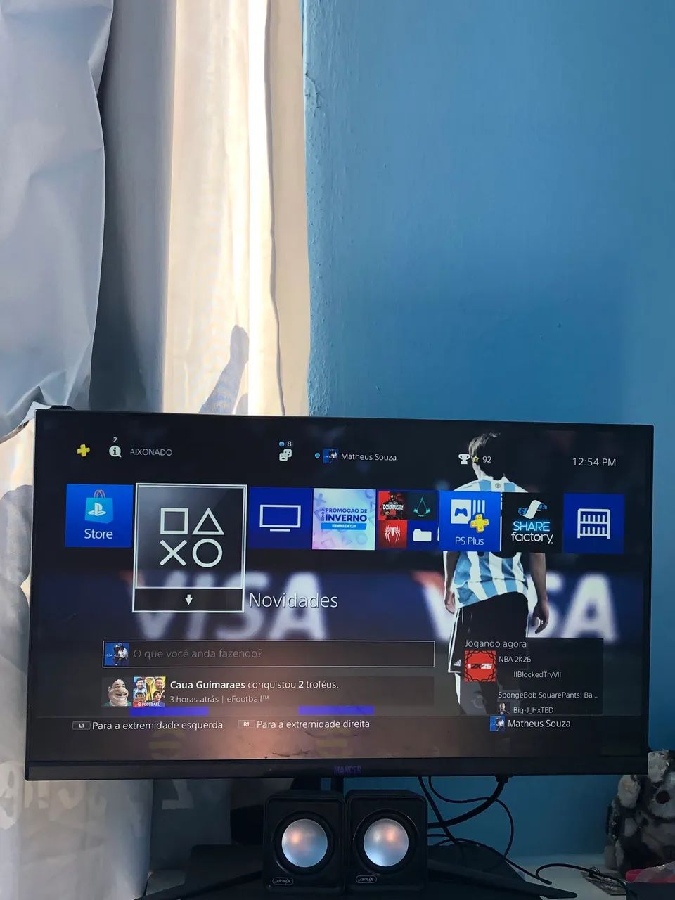 Monitor mancer, gamer