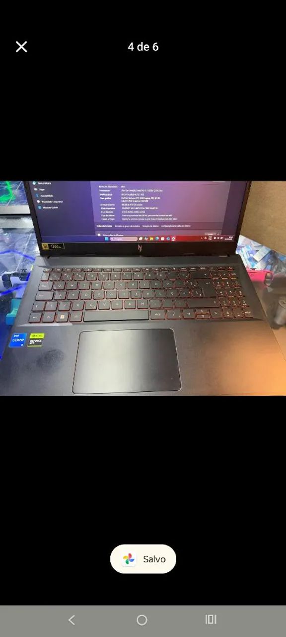 Notebook Acer Nitro V15 RTX 4060 - Foto 2
