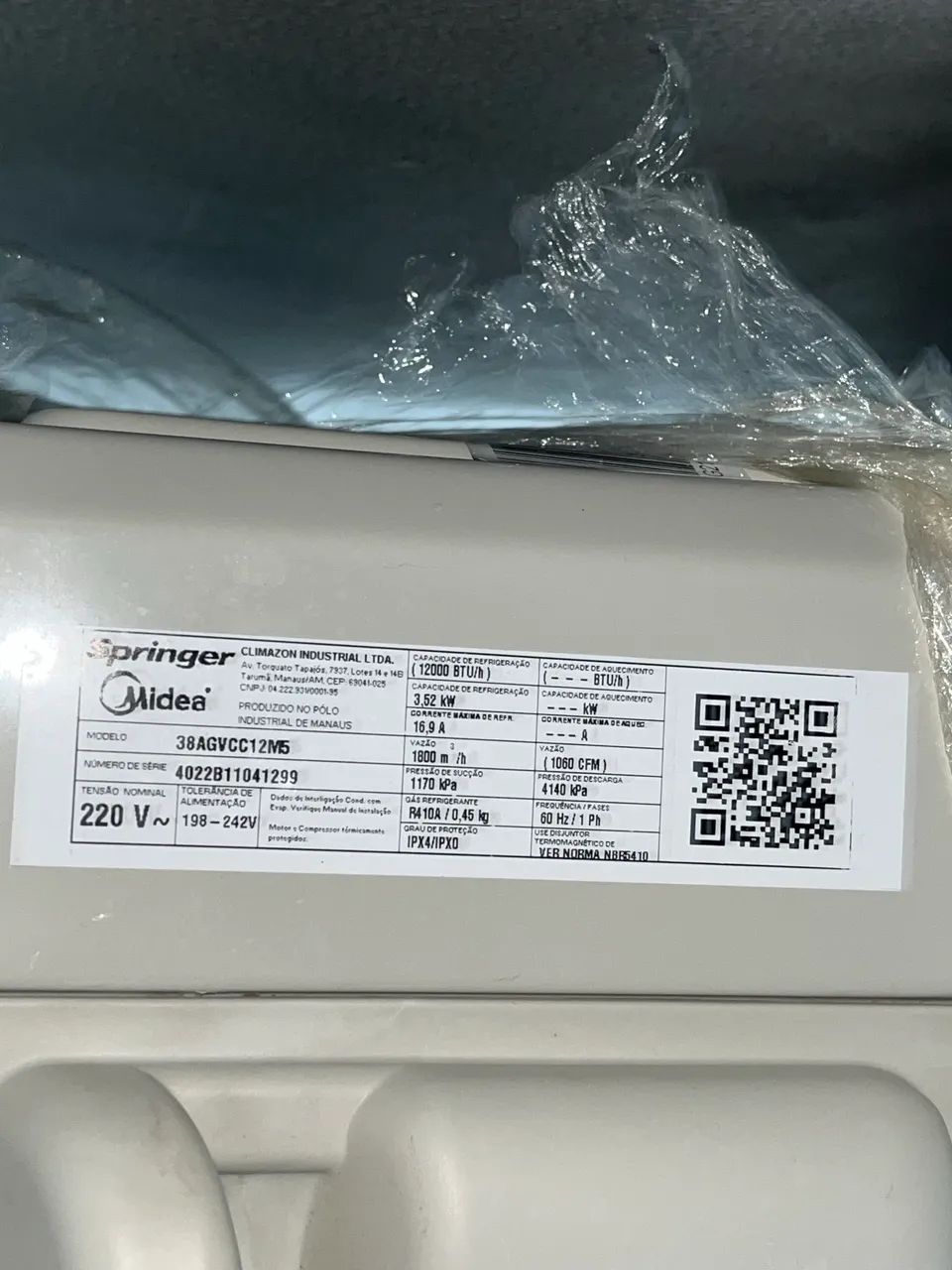 Ar condicionado Midea de 12 mil BTU - Foto 4