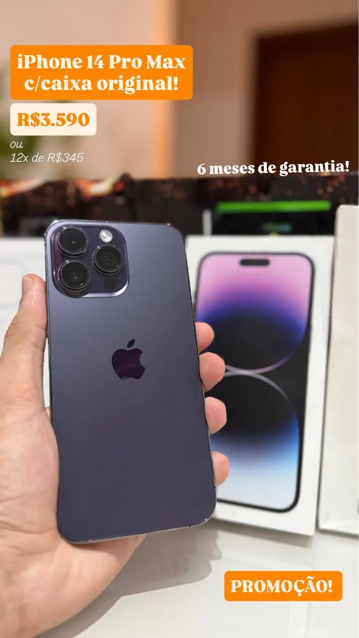 iPhone 14 Pro Max + Garantia + Brindes