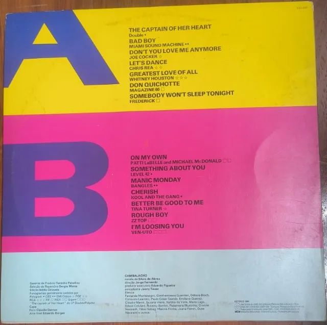 Disco vinil trilha sonora internacional de novela 'Cambalacho' - Foto 2