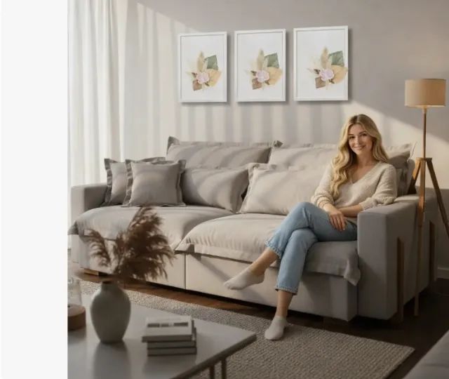 Sofá cama paris 4 lugares 2,50m