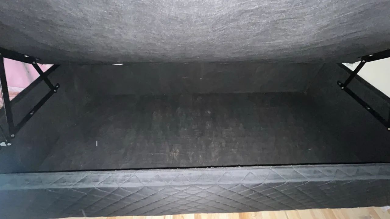 Cama de solteiro (armação baú) - Foto 2