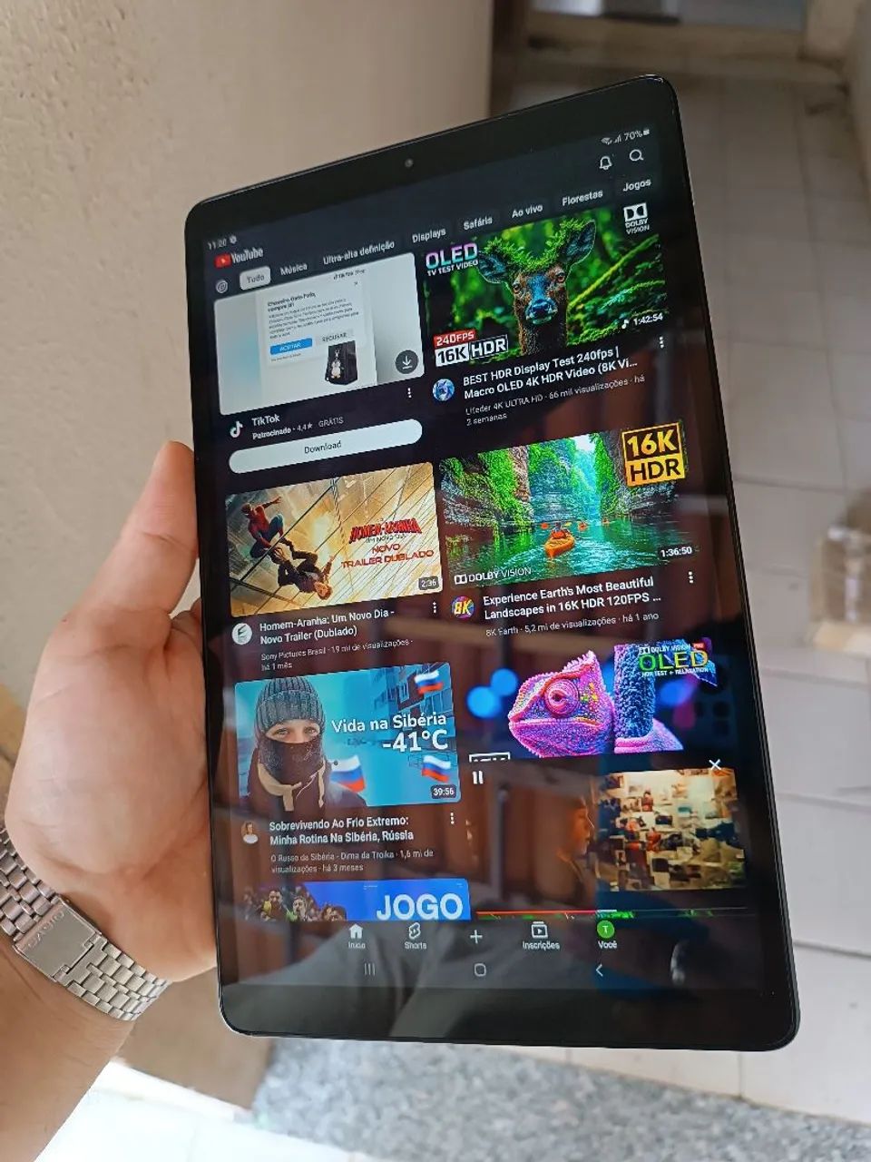 Tablet Samsung novo