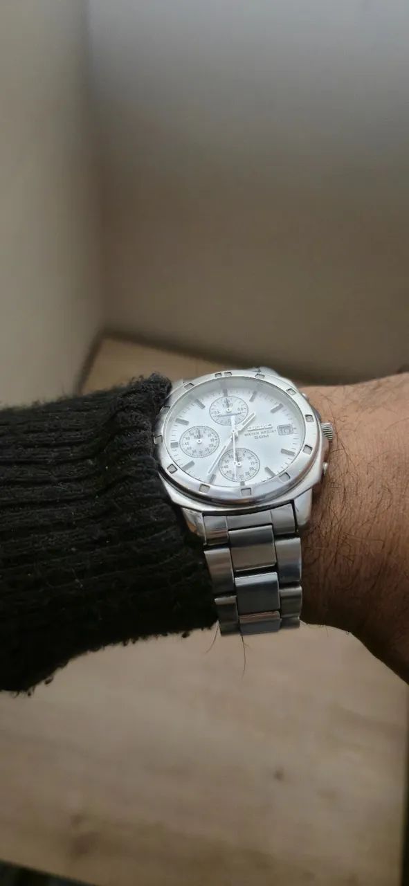 Relógio Seiko Chronograph Aço - SKS033P1 - Foto 5