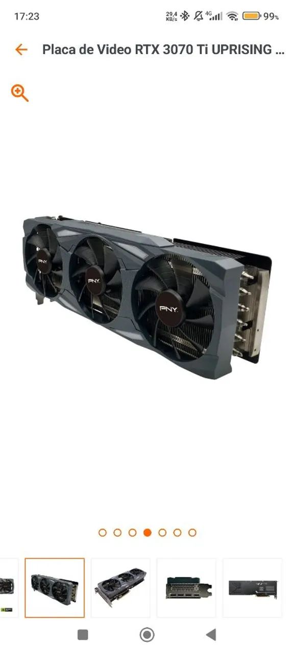 Placa de video RTX 3070 TI 8gb - Foto 3