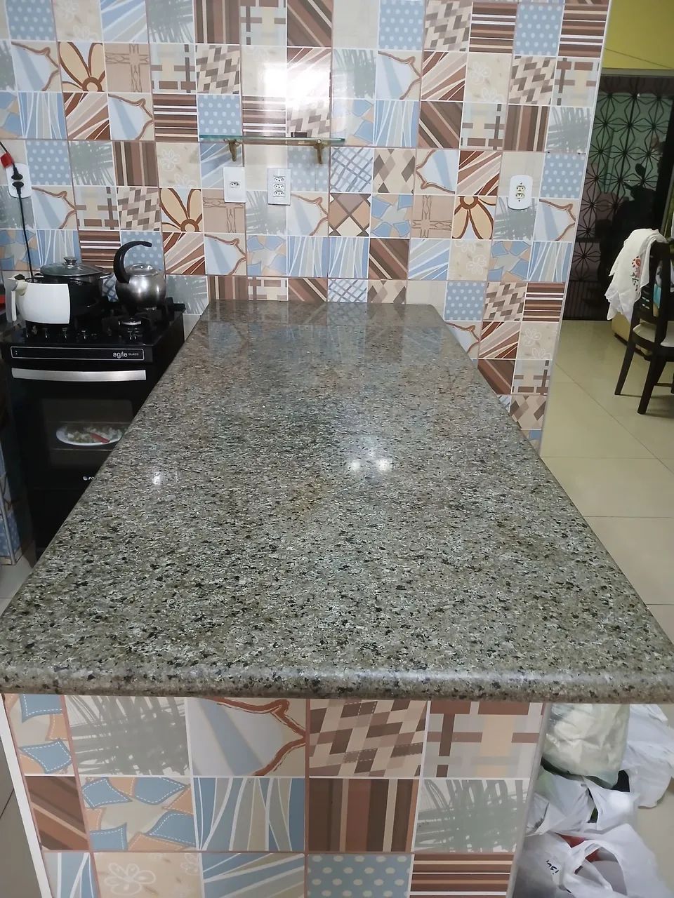 Pedra granito verde boleado grande435689966567444481