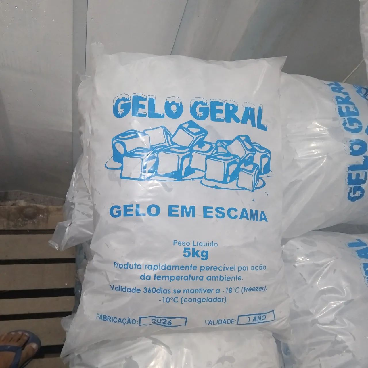 Embalagens para gelo filtrado e escama  - Foto 4