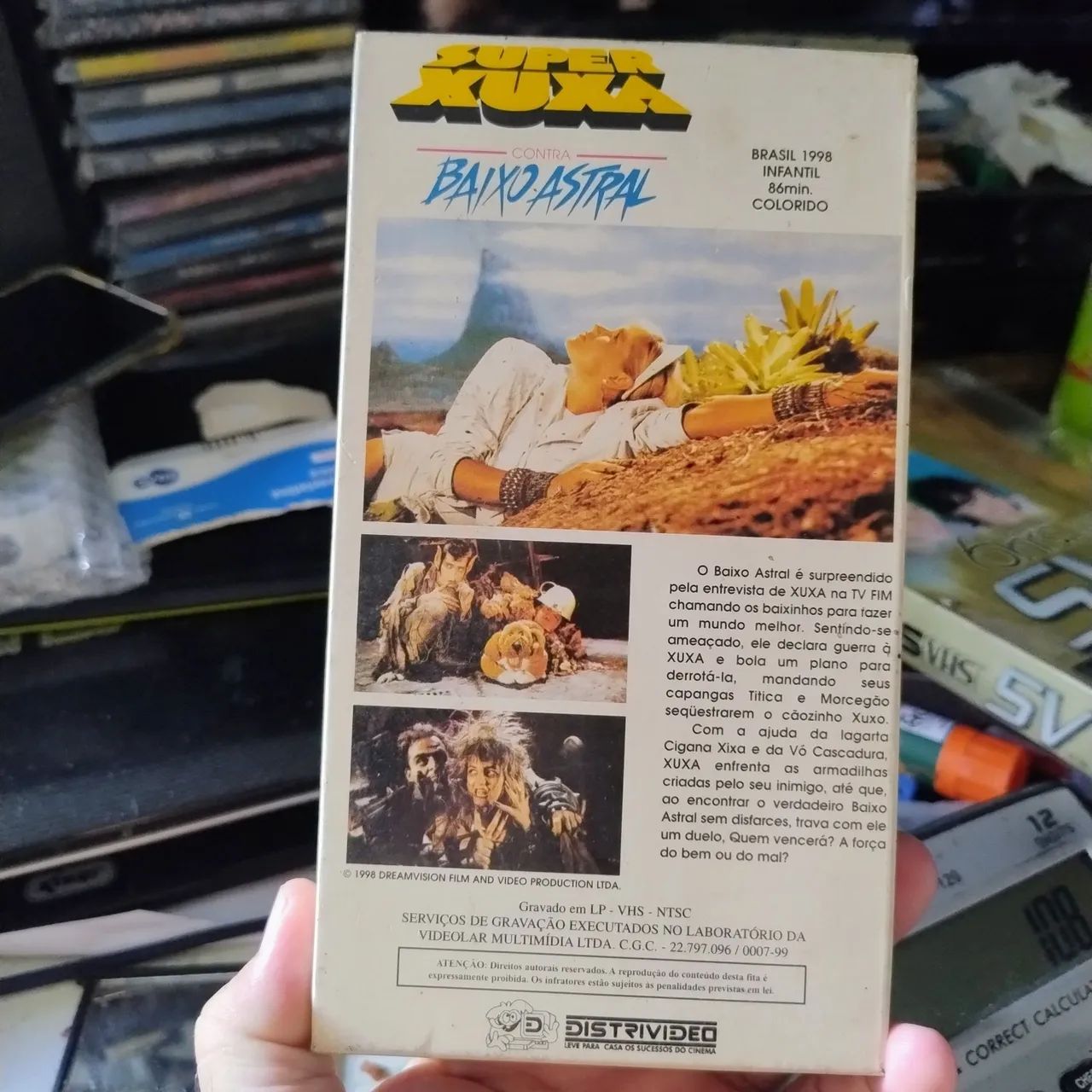 Fita VHS Xuxa contra baixo astral - Foto 2