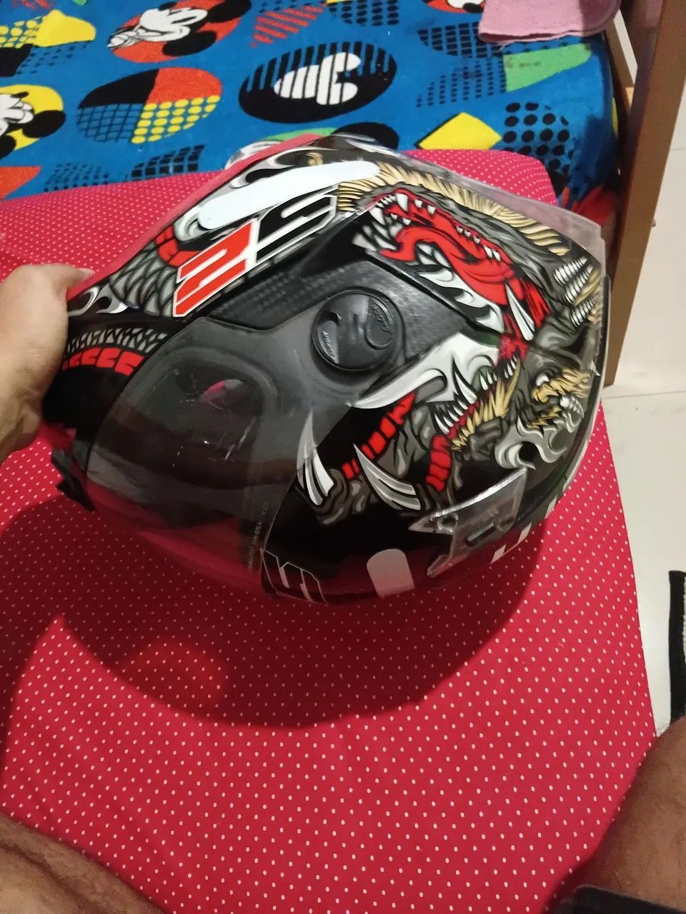 Capacete zerado de dragao  - Foto 3