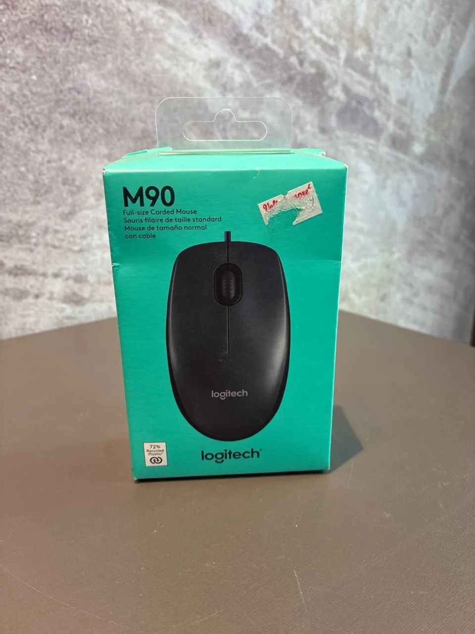 Mouse com Fio USB Logitech M90 Preto 