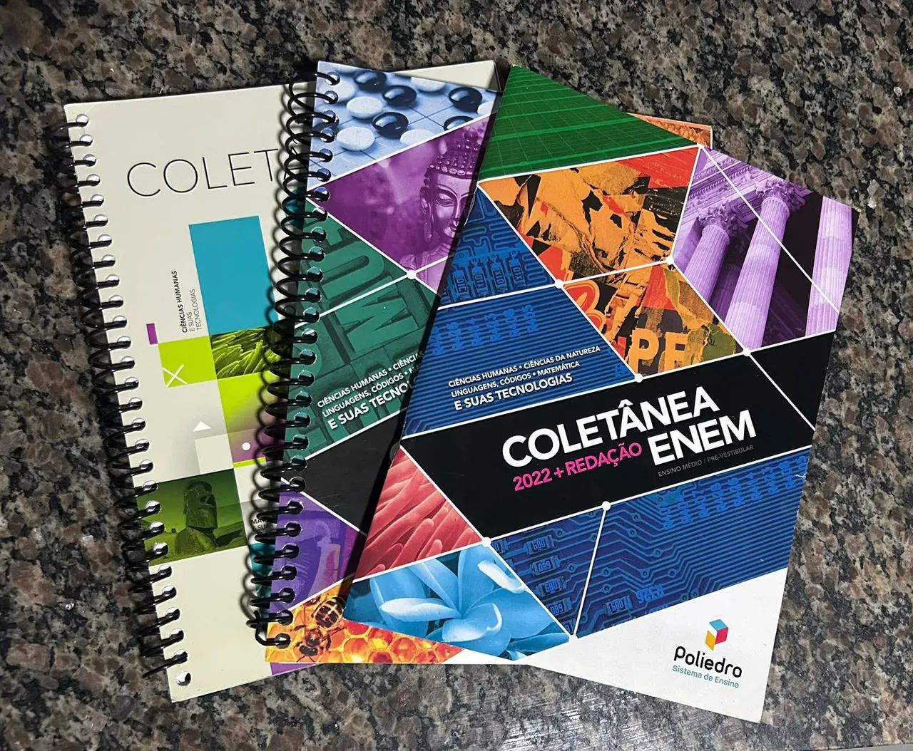 Kit 3 Coletâneas Poliedro 