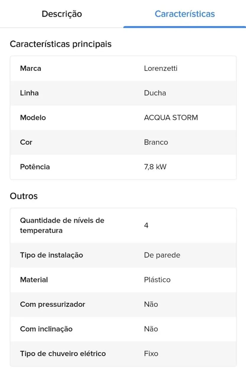 Ducha eletrônica NOVA - Foto 3