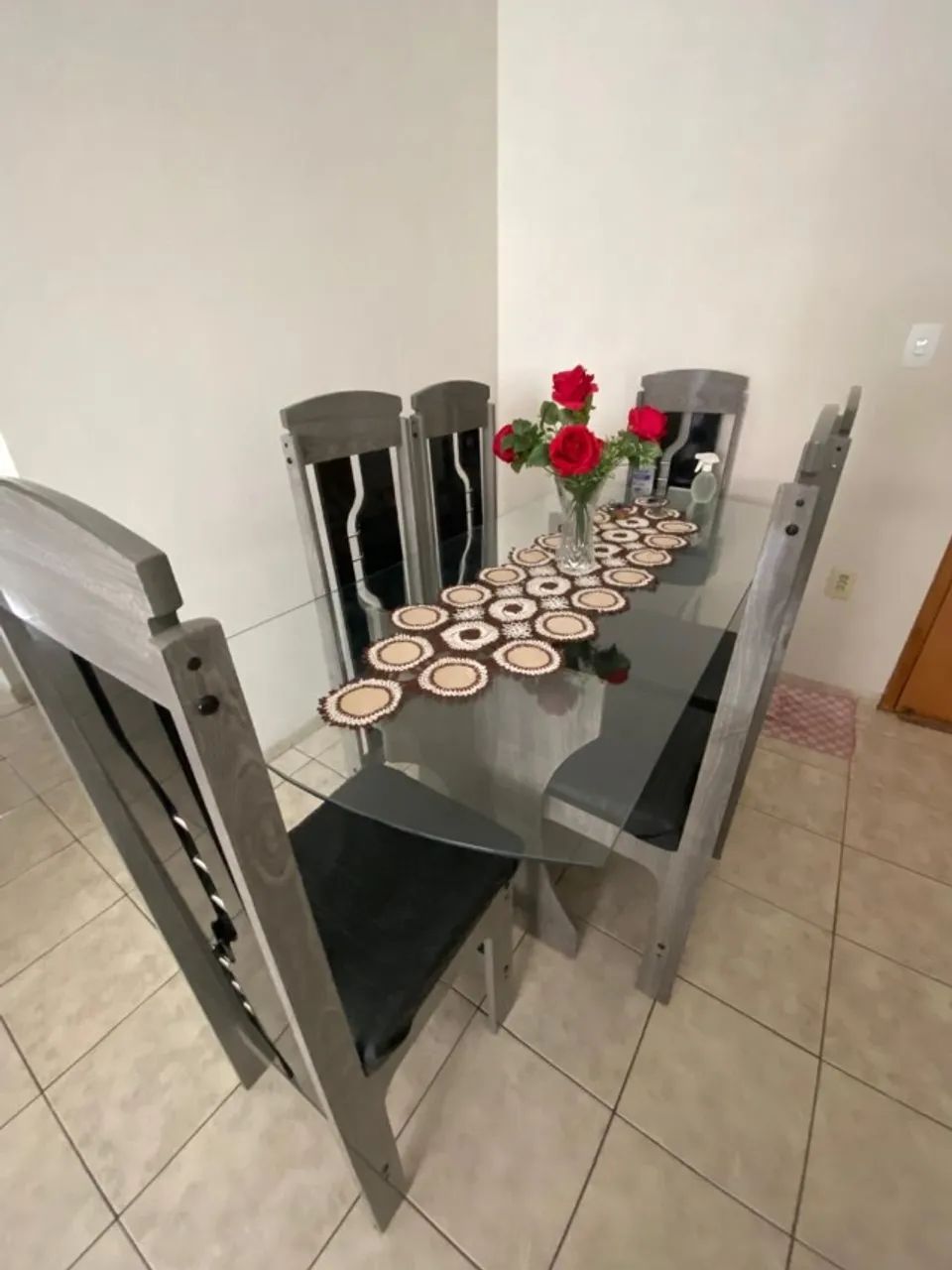 Mesa de jantar retangular