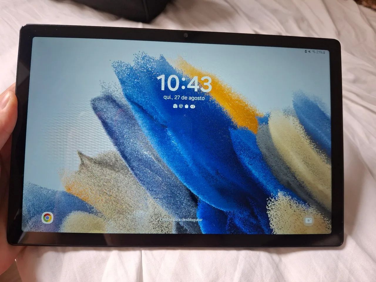 Tablet Tab A8 Samsung 64GB + Teclado de Brinde