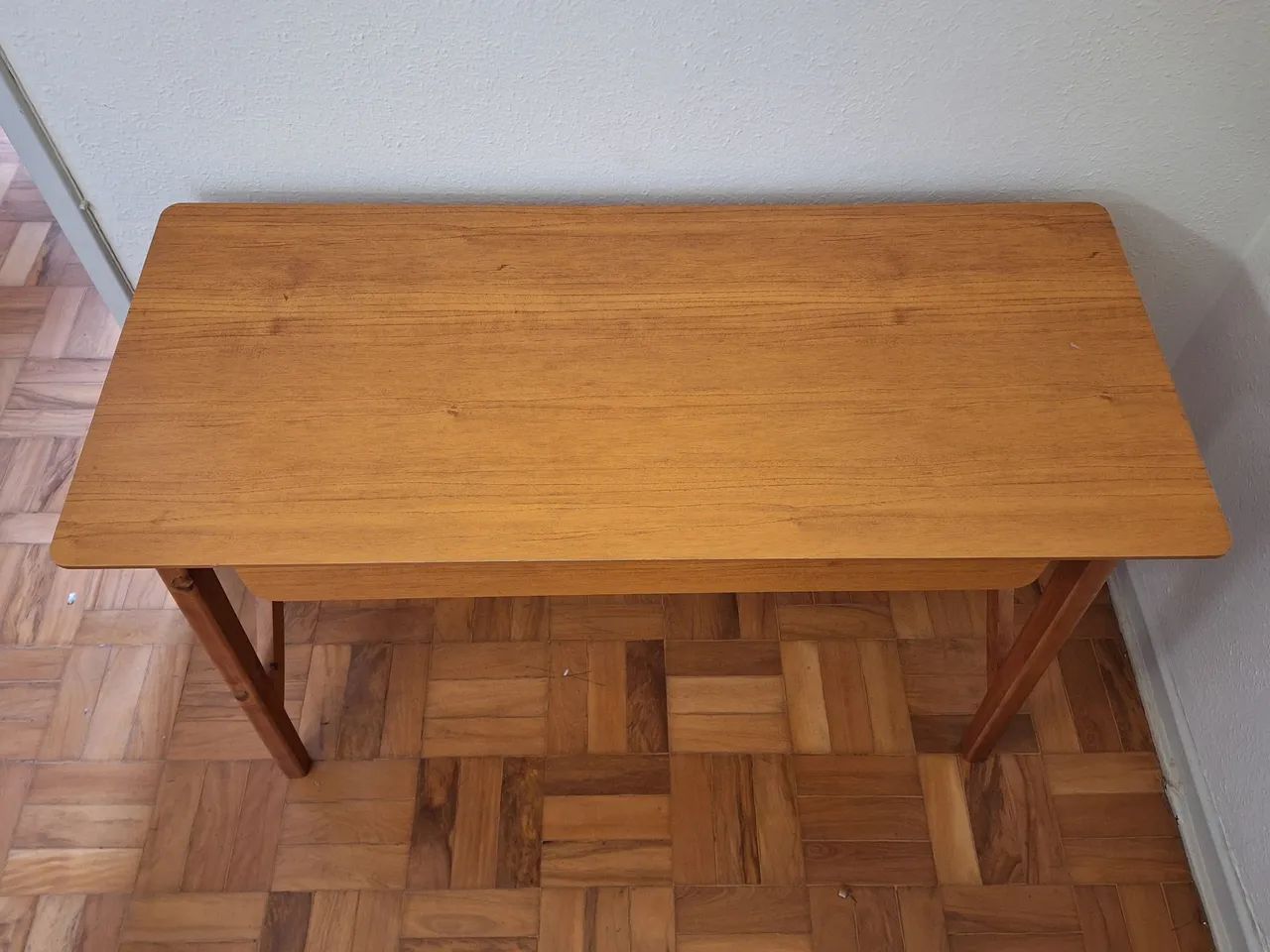 Escrivaninha de madeira de 1,25 m - Foto 2