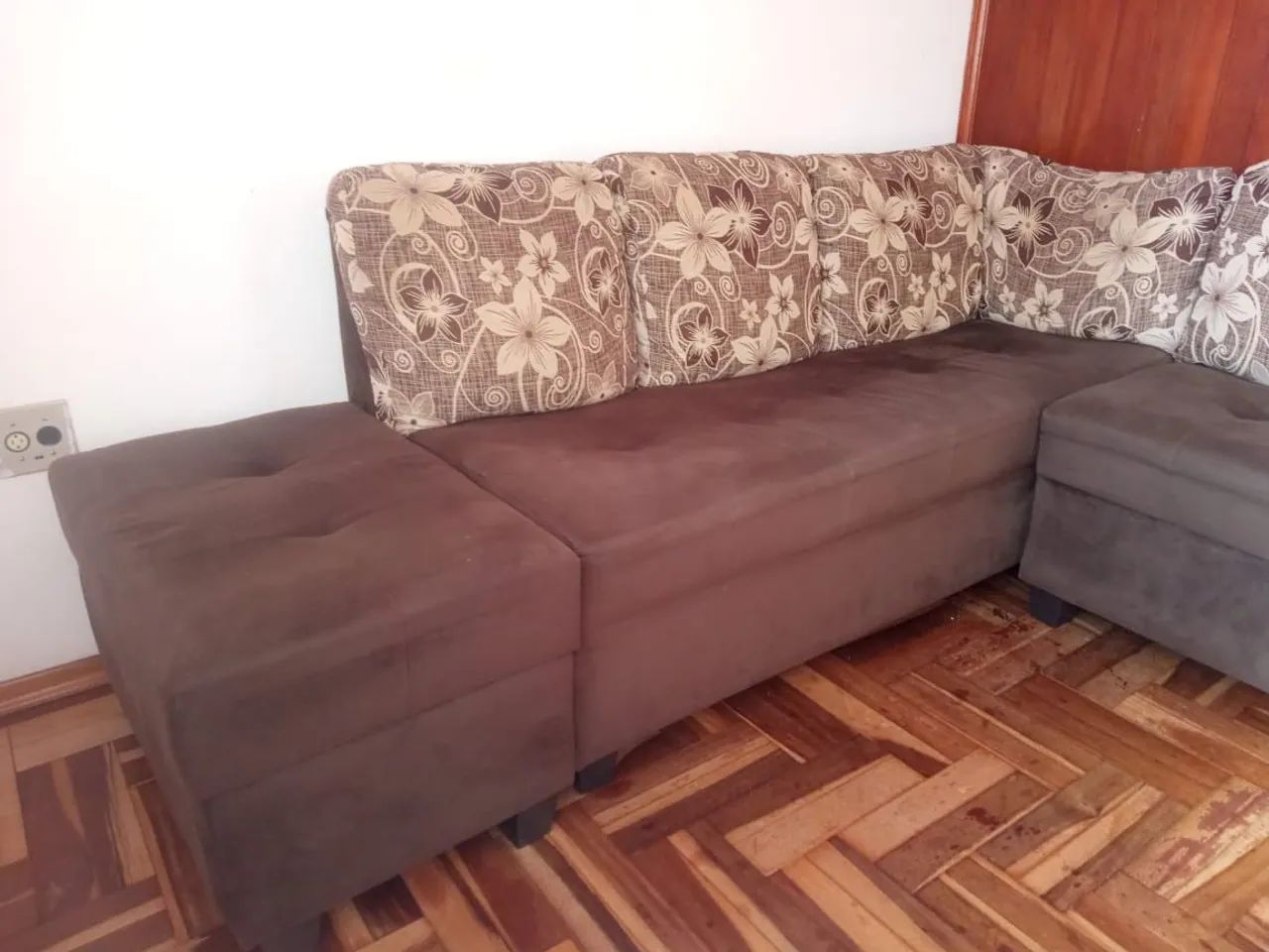 Sofá de canto 3 peças - ótimo estado - Foto 3