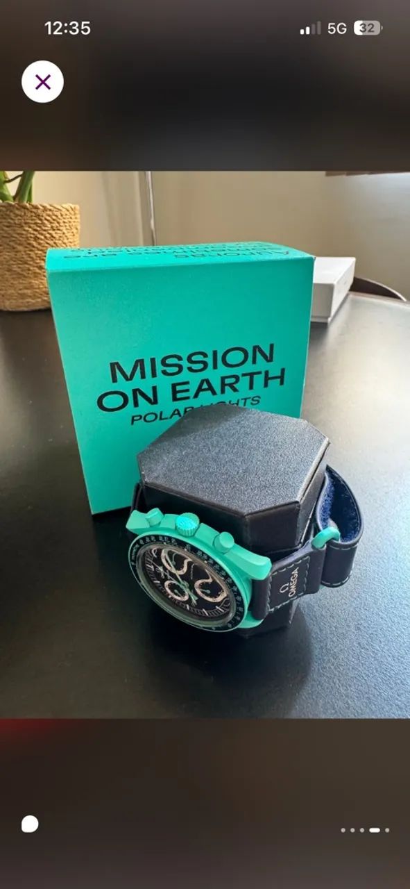 Relógio Omega x Swatch Polar  - Foto 3