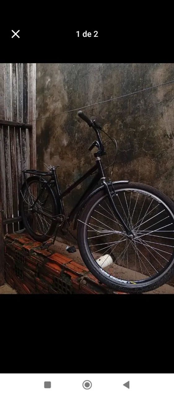 Vendo bicicleta preta pra vender logo  - Foto 2